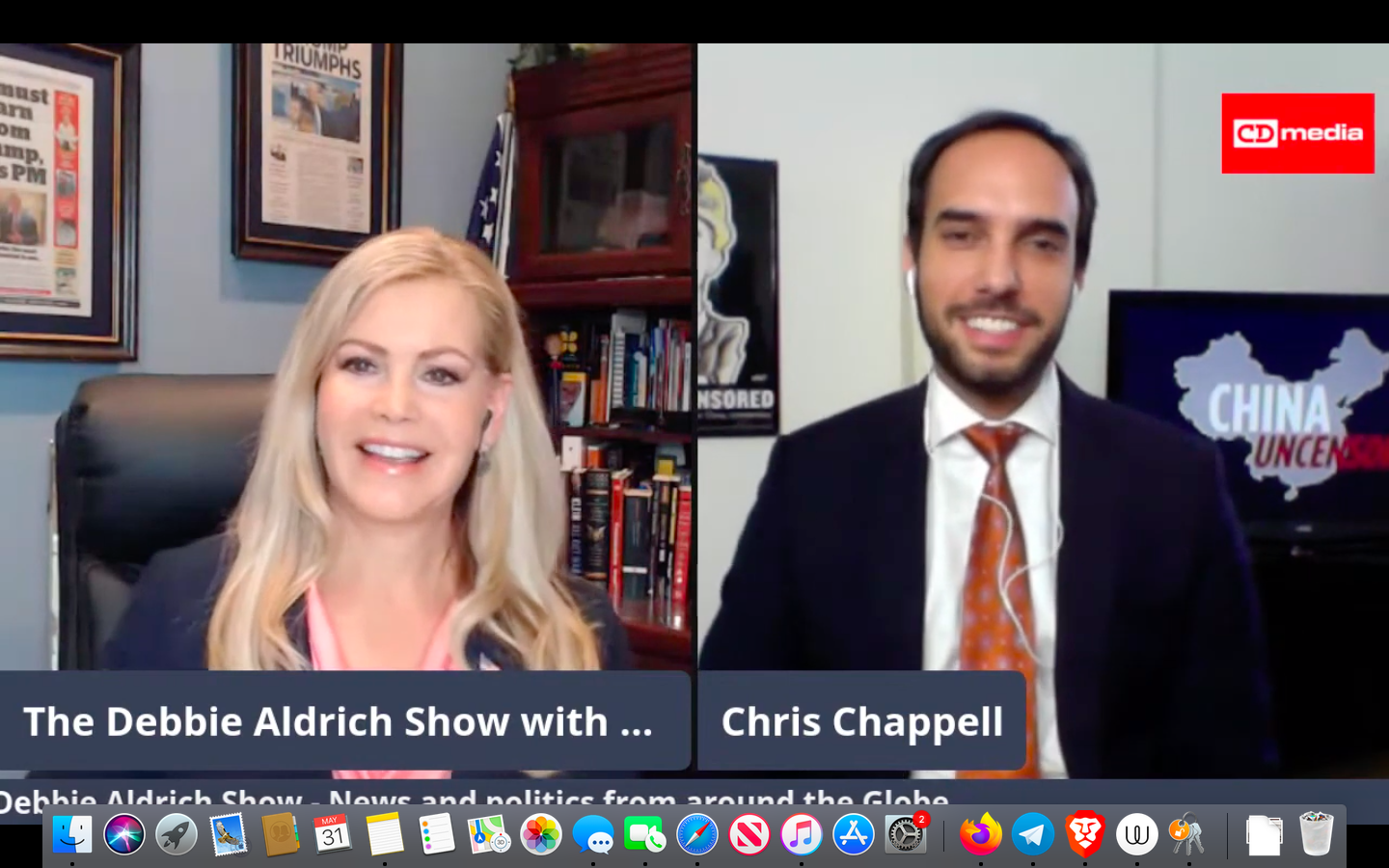 Debbie Aldrich Talks With Chris Chappell Of China Uncensored On Beijing's Rise To World Power