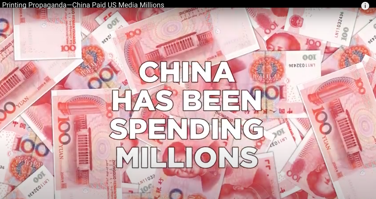 China Uncensored...Printing Propaganda—China Paid US Media Millions