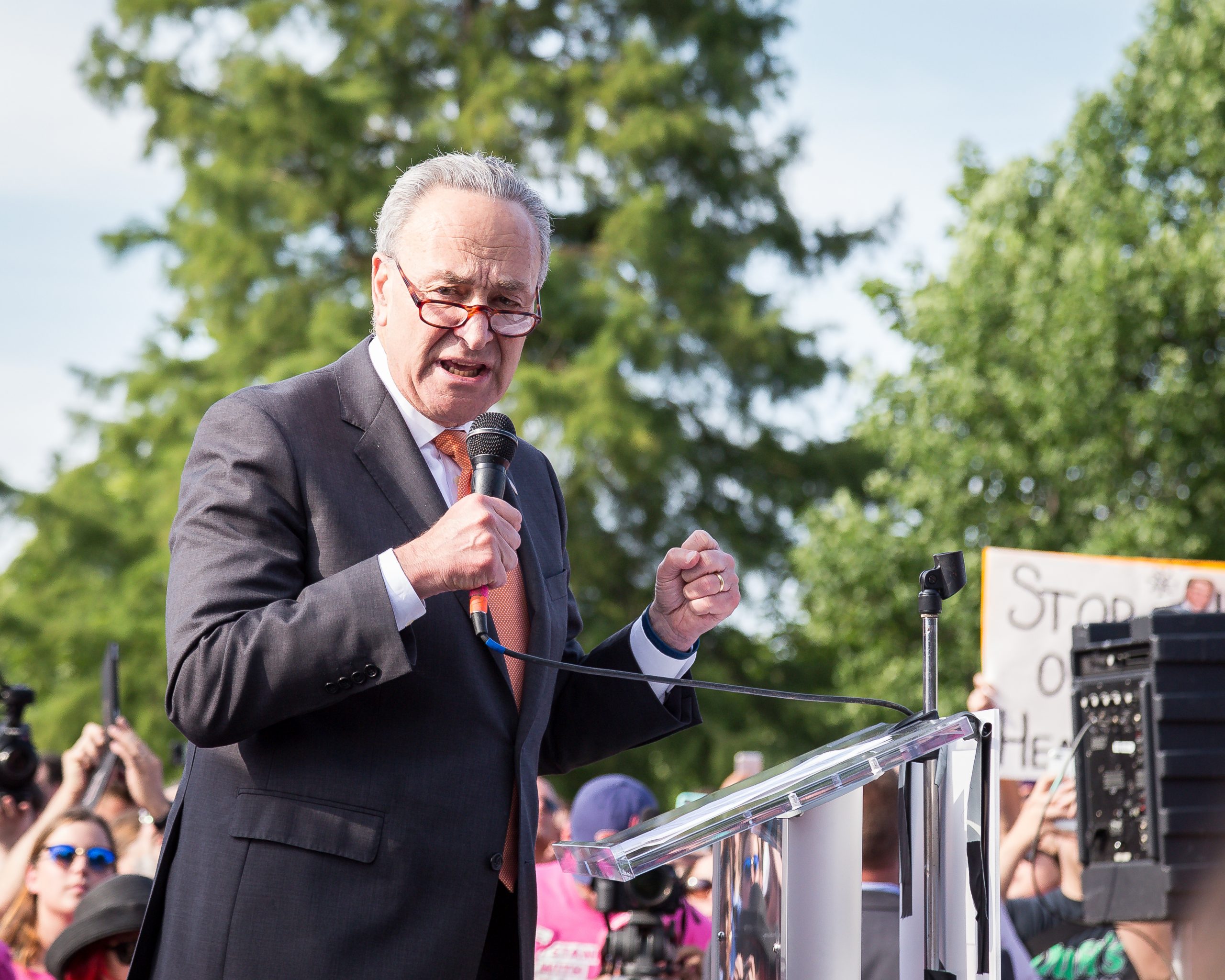 Schumer Attacks Trump For Contracting Coronavirus