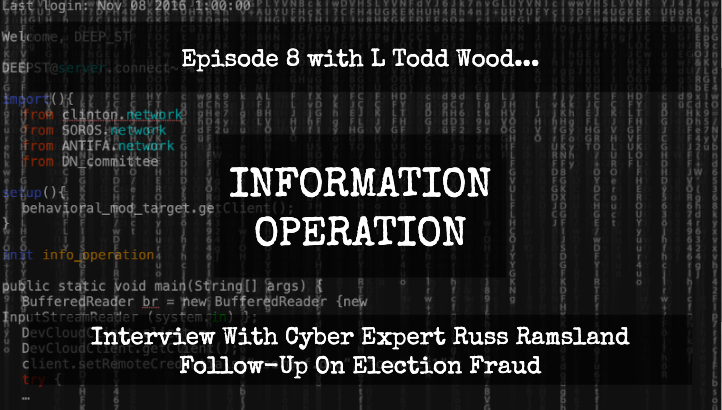 IO Episode 8, Post-Election Interview With Cyber Security Expert Russ Ramsland