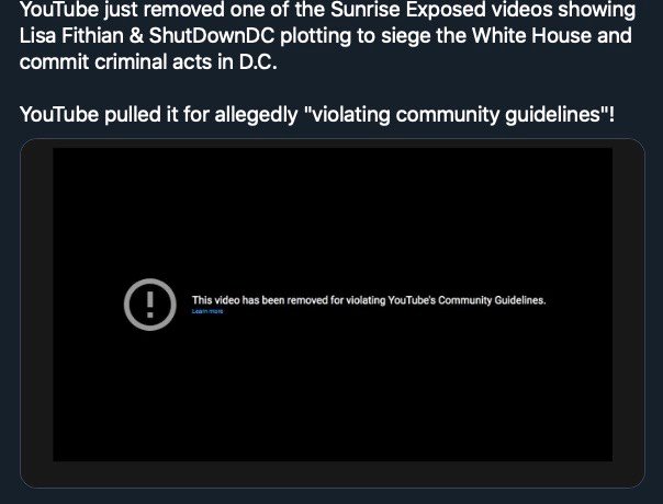 YouTube Removes "ShutDownDC" Zoom Video Exposing Plot To Siege White House, Commit Criminal Acts In DC