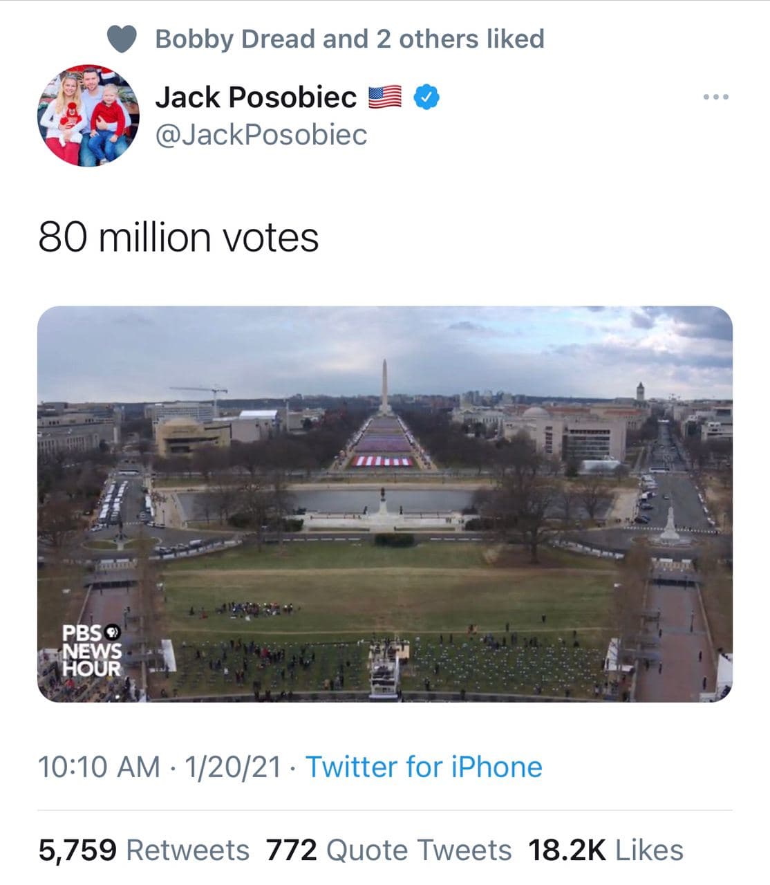 America Mocks Empty Biden Inauguration...80 Million Votes?