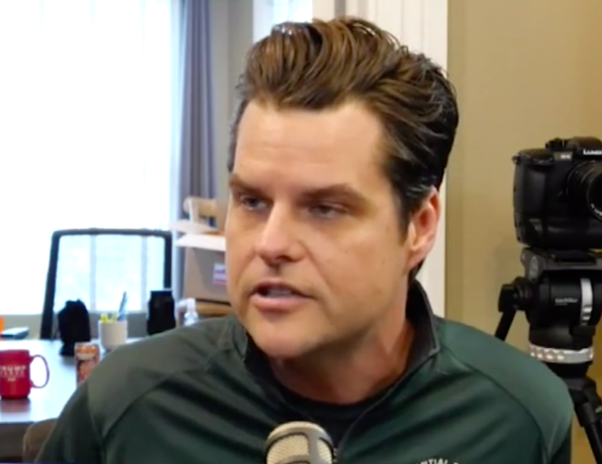 Matt Gaetz - "I Will Resign My House Seat If Trump Asks Me To Represent Him During Impeachment Trial"