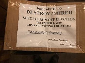 Ballot Shredding (Destruction Of Evidence) Has Already Started In Georgia