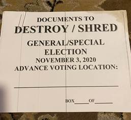 Ballot Shredding (Destruction Of Evidence) Has Already Started In Georgia