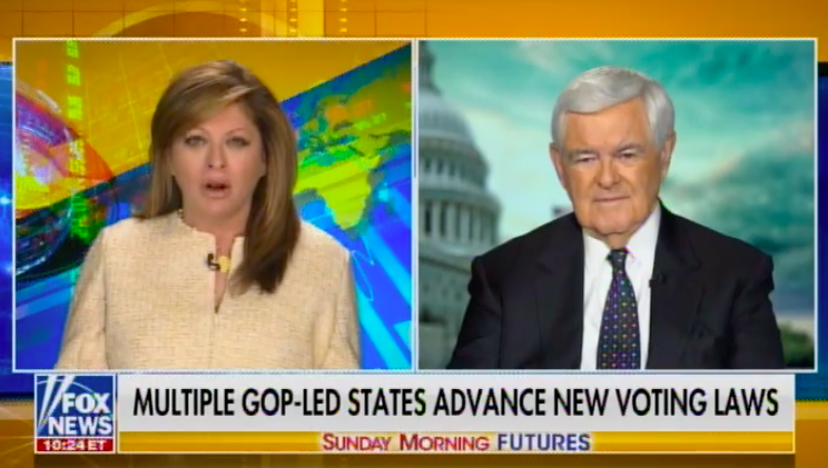 Newt Gingrich: In My Mind "There Was No Question" Battleground States Stolen