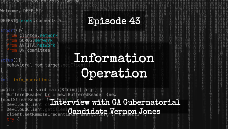 IO Episode 43 - Interview with GA Gubernatorial Candidate Vernon Jones