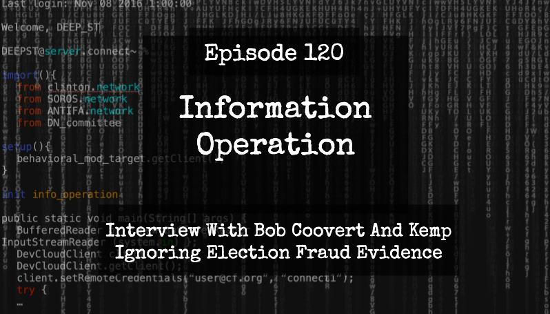 IO Episode 120 - Bob Coovert - GA Election Fraud By Kemp And Raffensperger