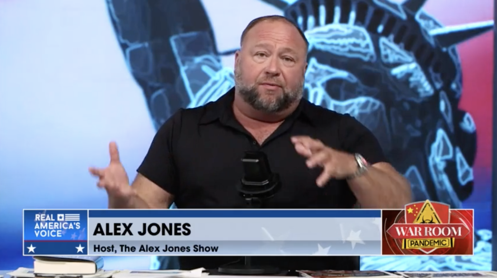 Alex Jones Goes On War Room To Discuss The Great Reset