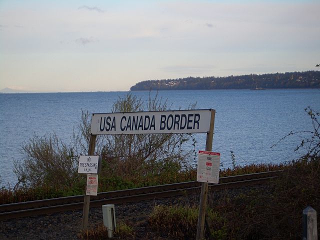 The bridge is closed between Buffalo, New York and Canada. 