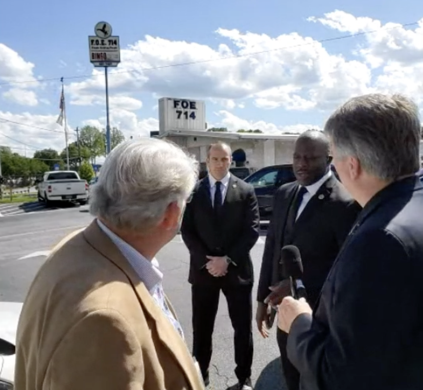 BREAKING: GA GOP Shuts Down Parking Lot Interview Of MAGA Trial