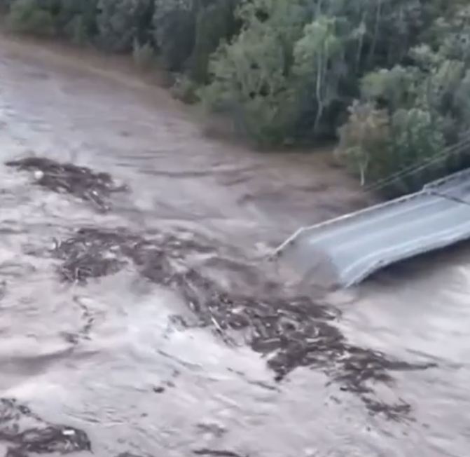 "Modern Economy Rests On Single Road" In North Carolina Where Hurricane Collapsed Bridges