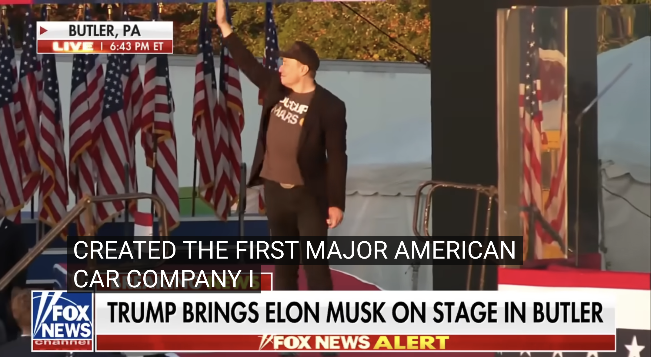 Election Watch 2024-Trump Returned To Butler, Pennsylvania With Elon Musk 