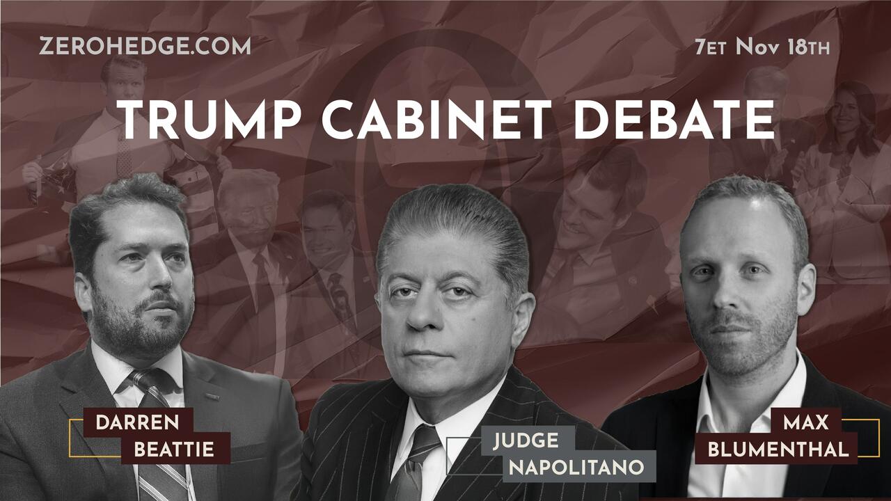 LIVE 7pm EST Zero Hedge Debate: Is Trump Cabinet Zionist Or MAGA? Or Can It Be Both?