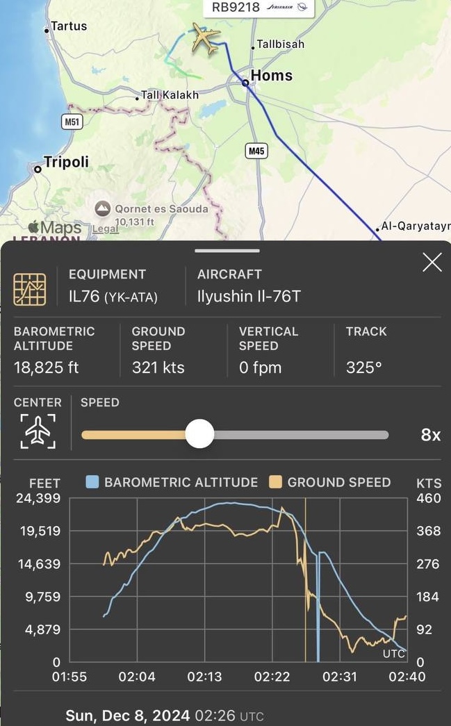 BREAKING REPORT: Assad's Plane Allegedly Shot Down