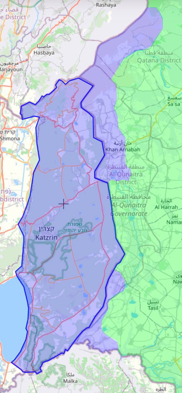 Israeli invasion of Syria: Map Update