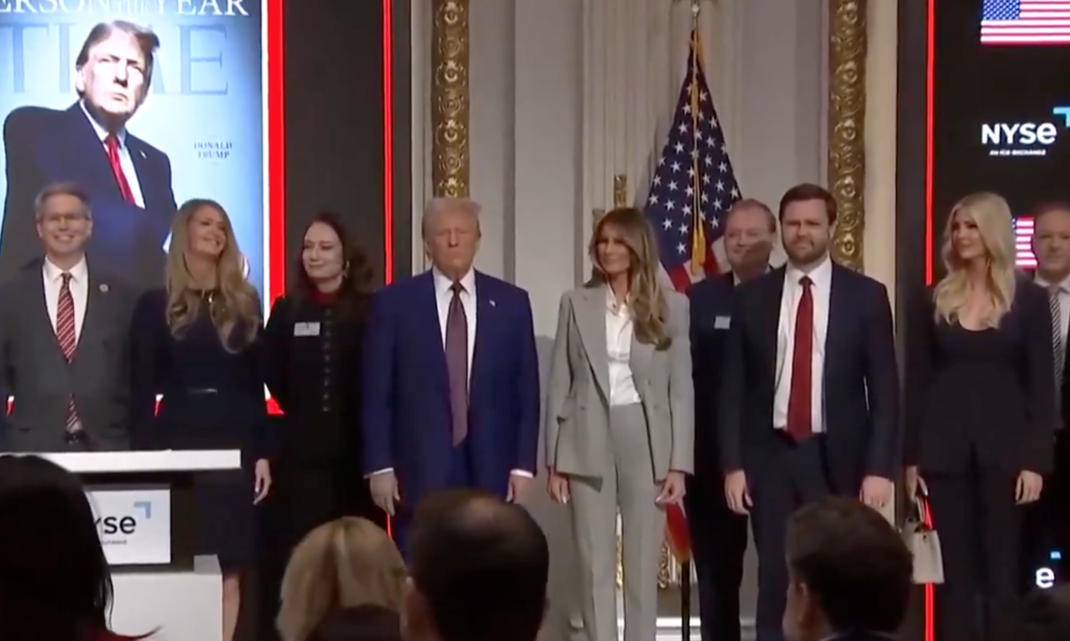 Trump Named Time's Man Of The Year, Rings Opening Bell At NYSE