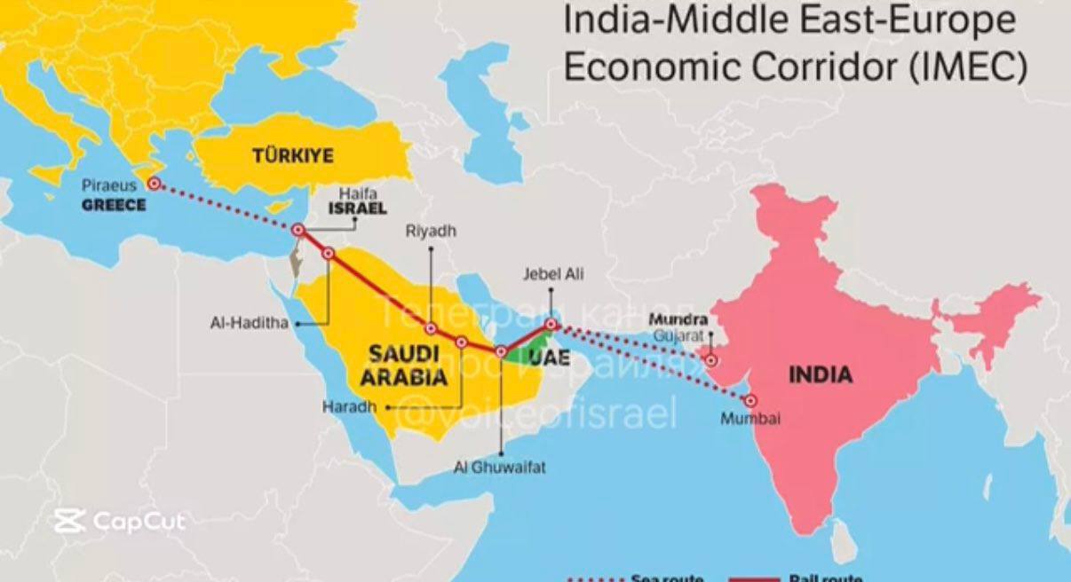 Trump Creates Economic Corridor From India To The Med