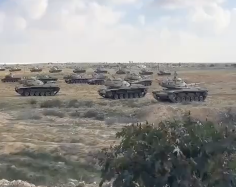 Egypt Reportedly Continues To Mass Armor In Sinai