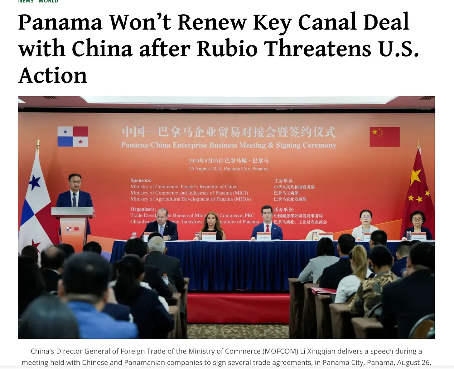 Panama Canal: A Great First Step By Secretary Rubio