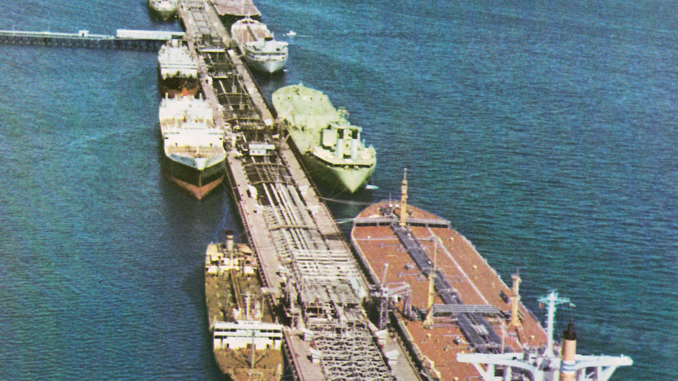 Iran Kharg Island oil loading terminal