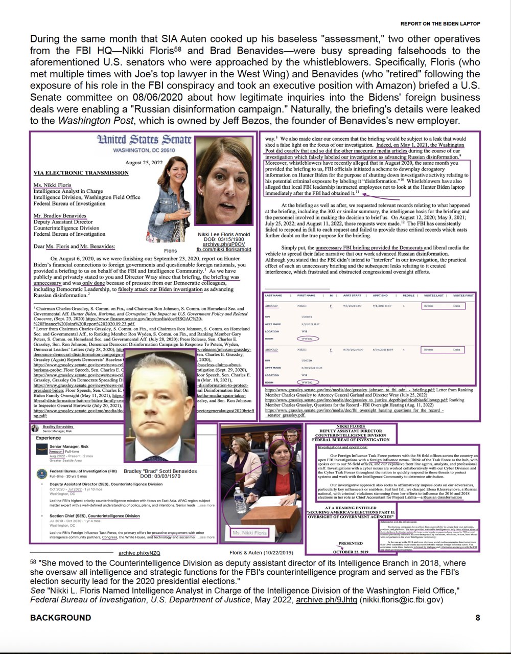 Page from the Marco Polo Report on the Biden laptop