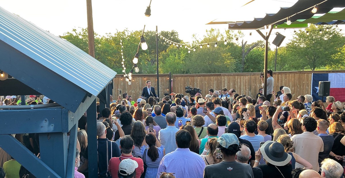 James Talarico campaign rally in Texas